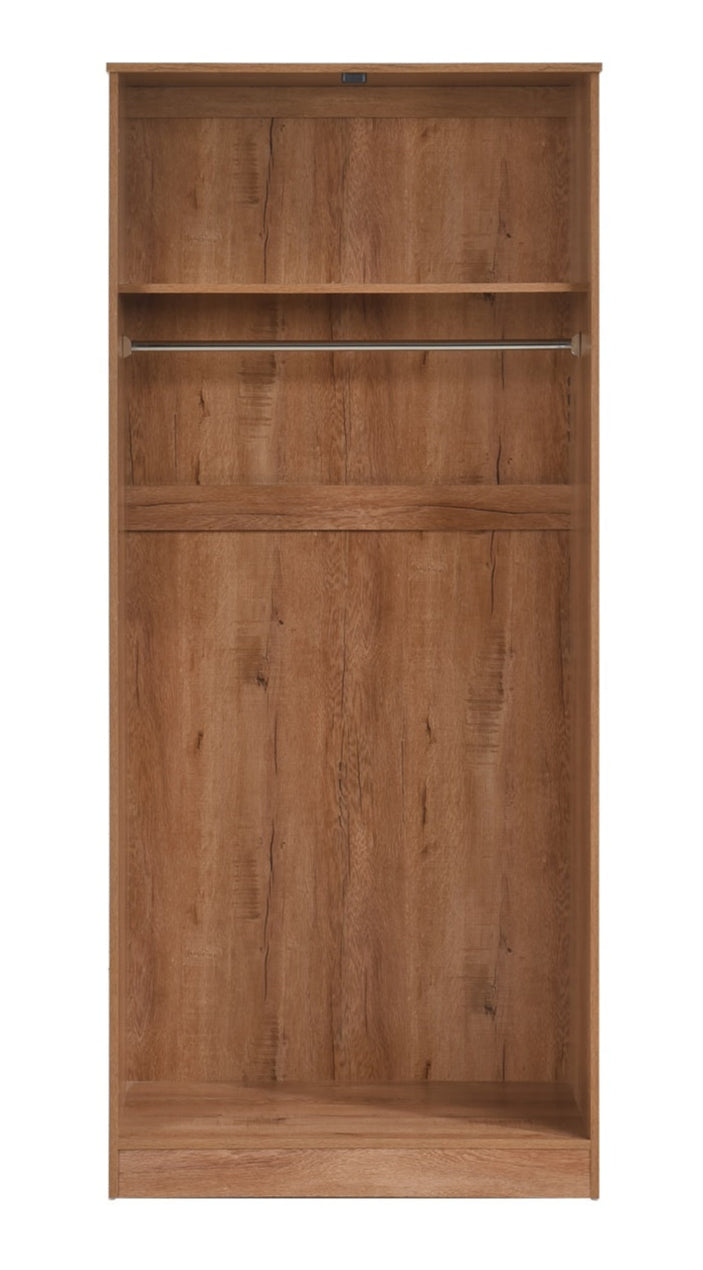 Richmond 3 Piece Bedroom Set With 2 Door Double Wardrobe