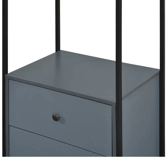 Alva Open Wardrobe 3 Piece Bedroom Set - Swish Furniture