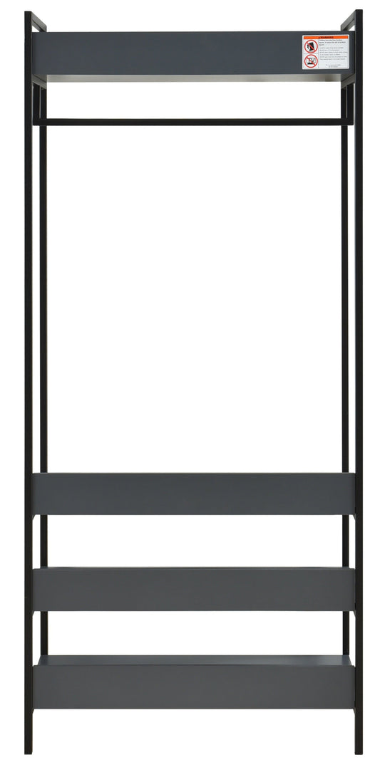 Alva Open Wardrobe with 4 Shelves - Swish Furniture