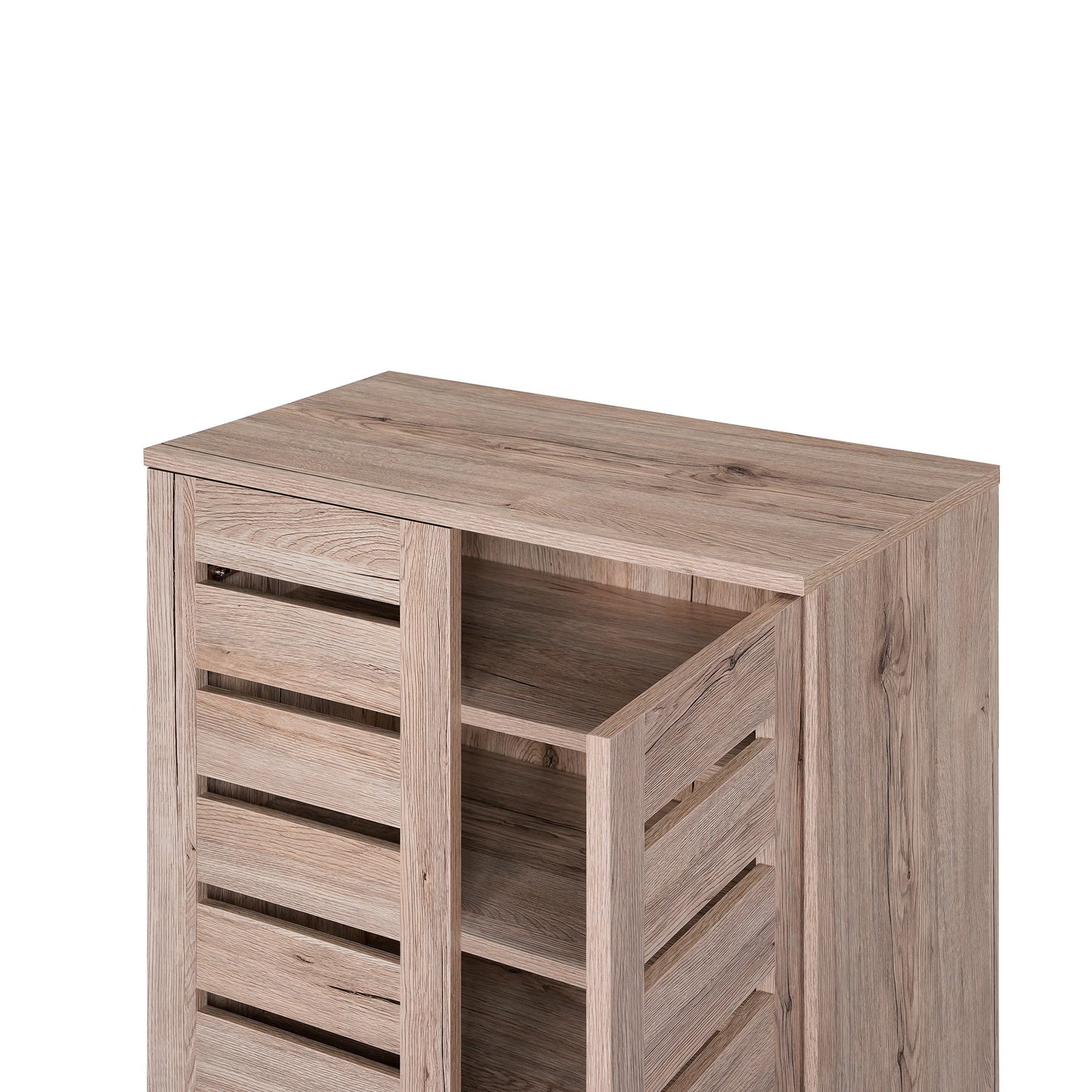 Euston Modern 2 Door Shoe Storage Cabinet - Swish Furniture