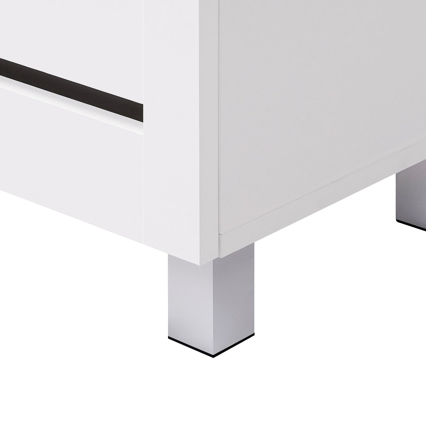Euston Modern 2 Door Shoe Storage Cabinet - Swish Furniture