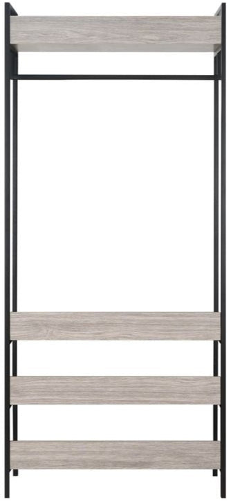 Alva Open Wardrobe with 4 Shelves