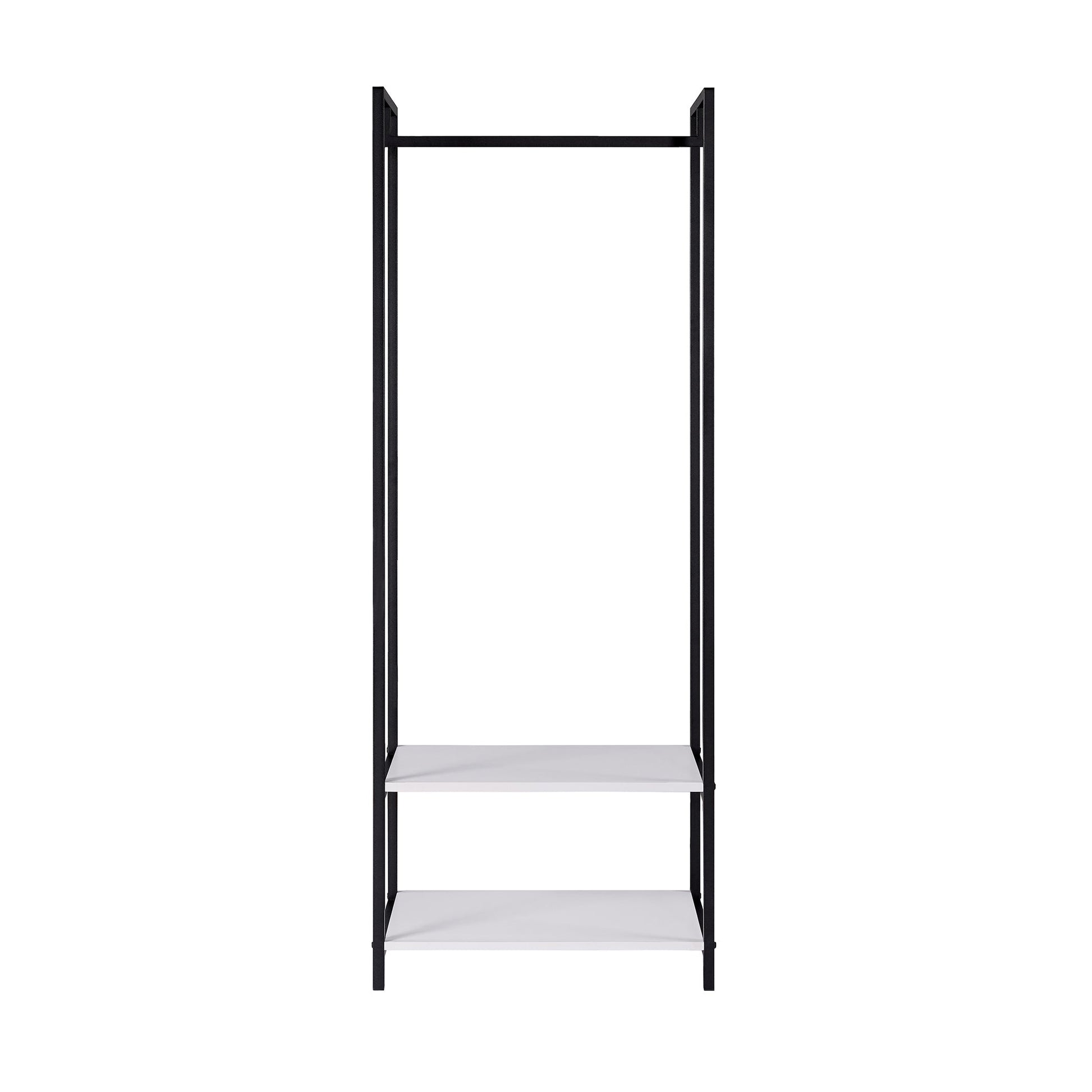 Scala Open Wardrobe with 2 Shelves - Swish Furniture