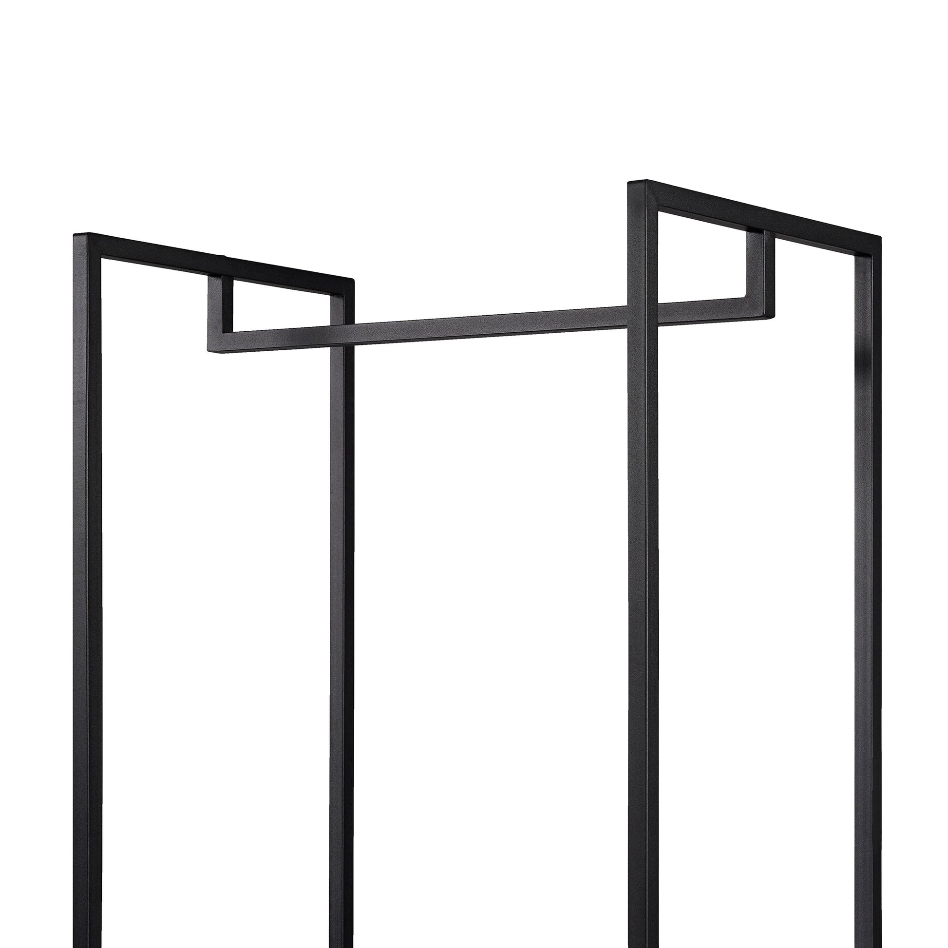 Scala Open Wardrobe with 2 Shelves - Swish Furniture