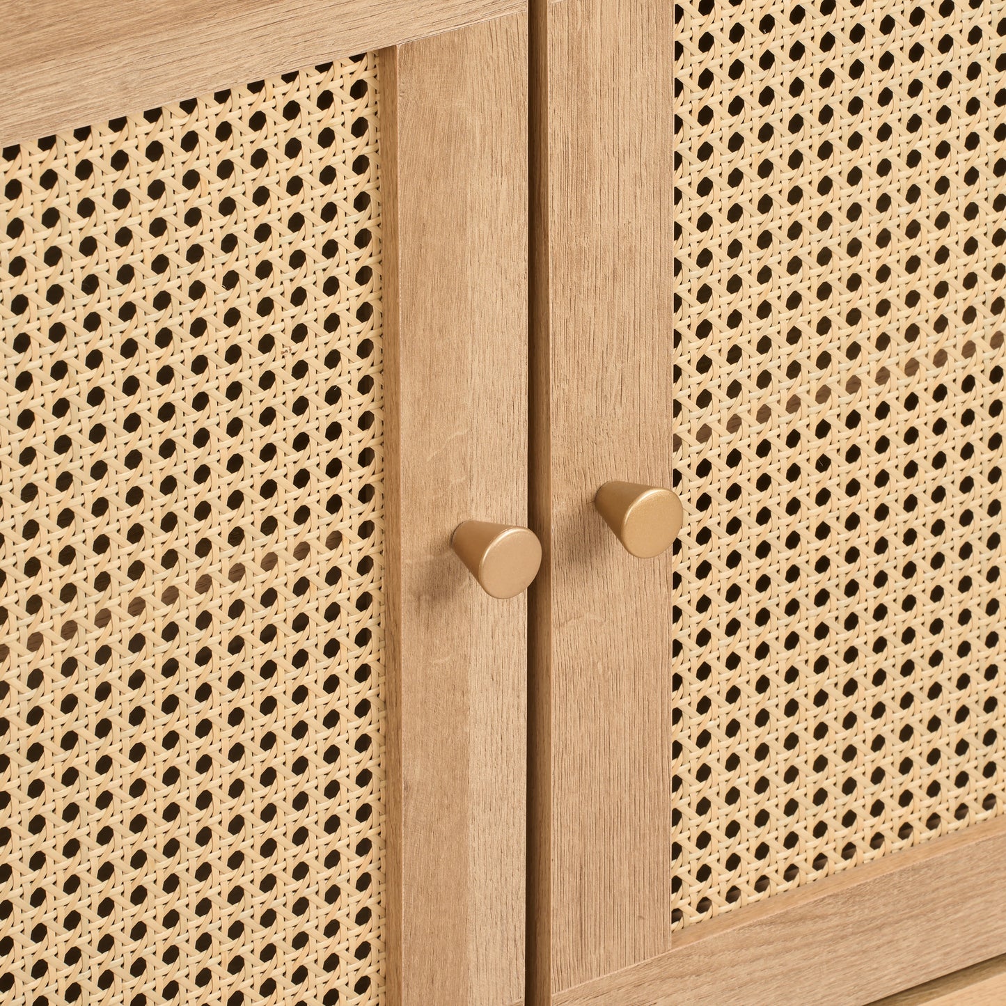 Manila Rattan 2 Drawer 3 Door Sideboard