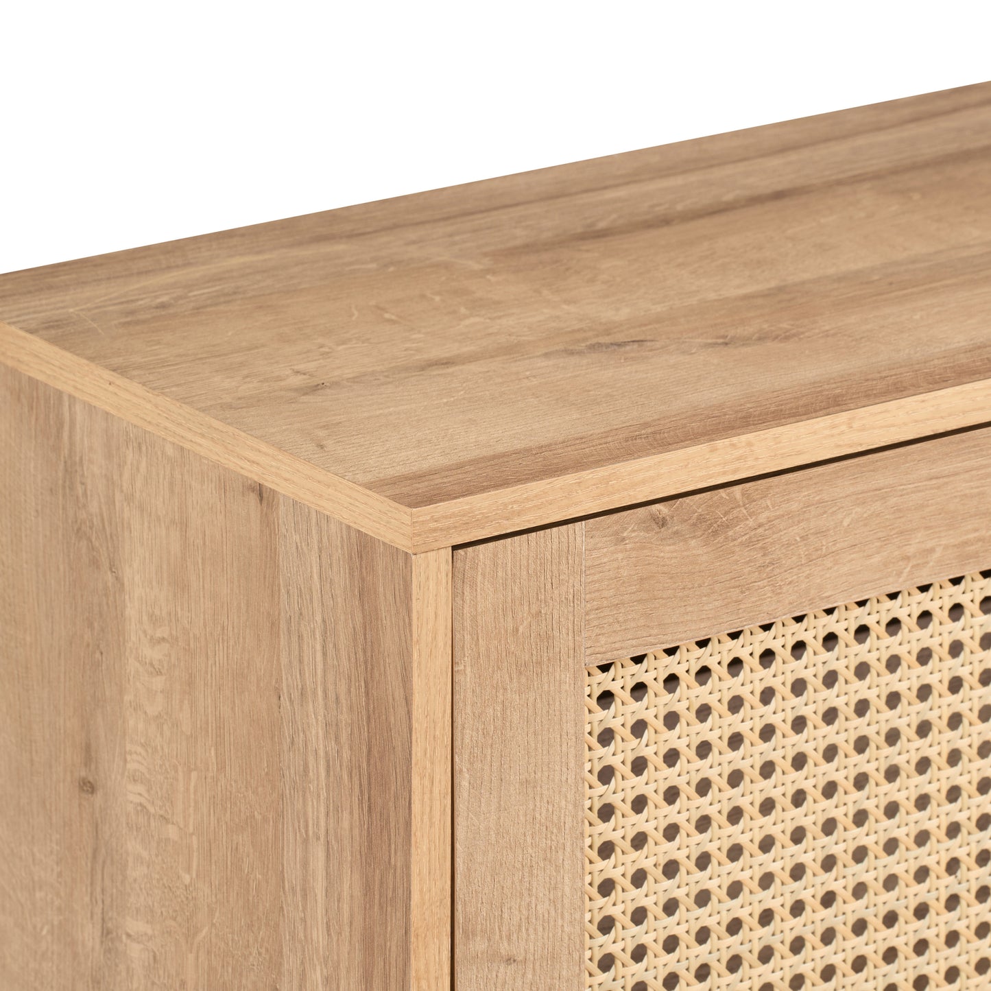 Manila Rattan Compact 1 Door 3 Drawer Sideboard