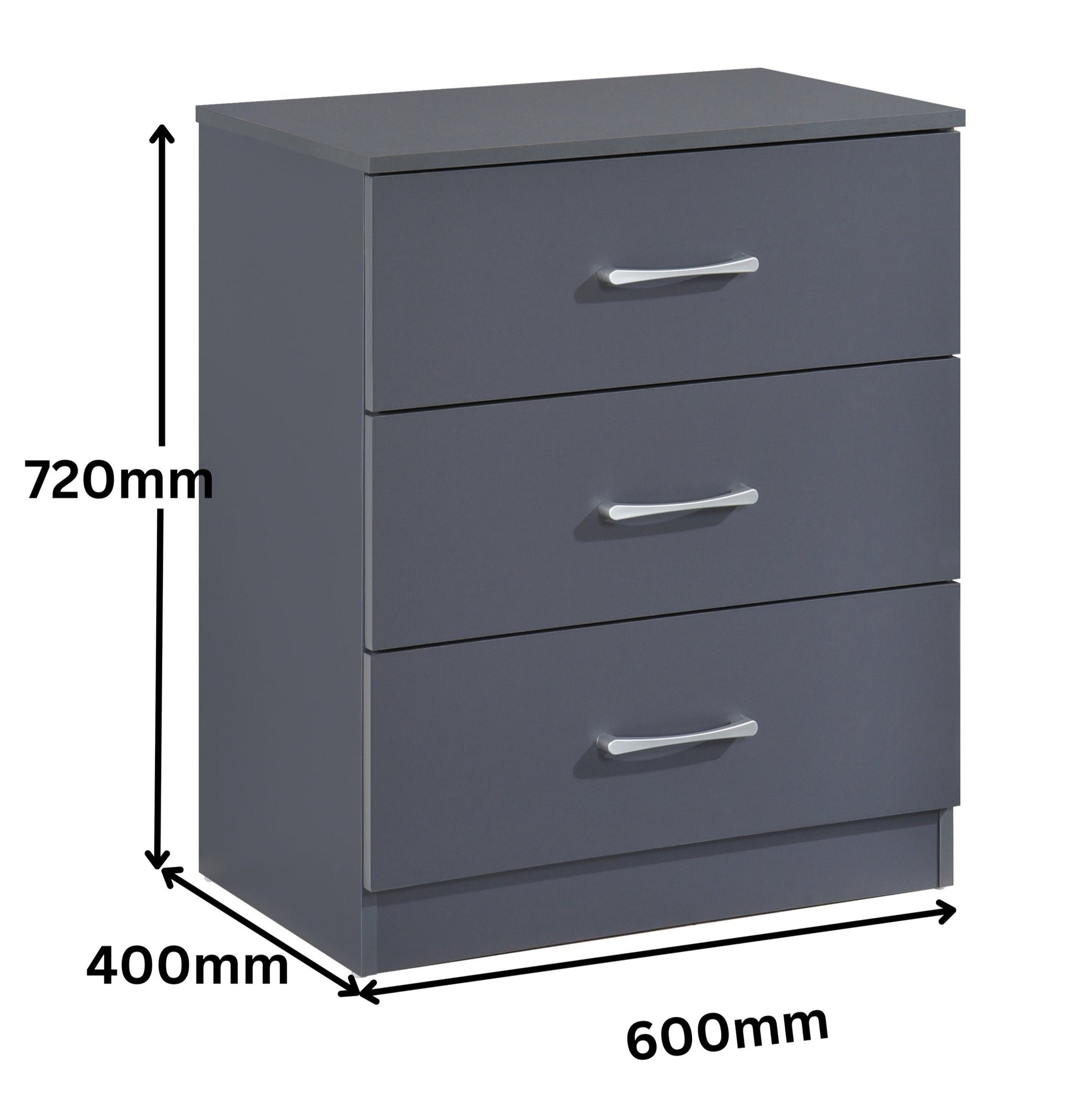 Highbury 4 Piece Bedroom Set With 2 Door Double Wardrobe - Swish Furniture